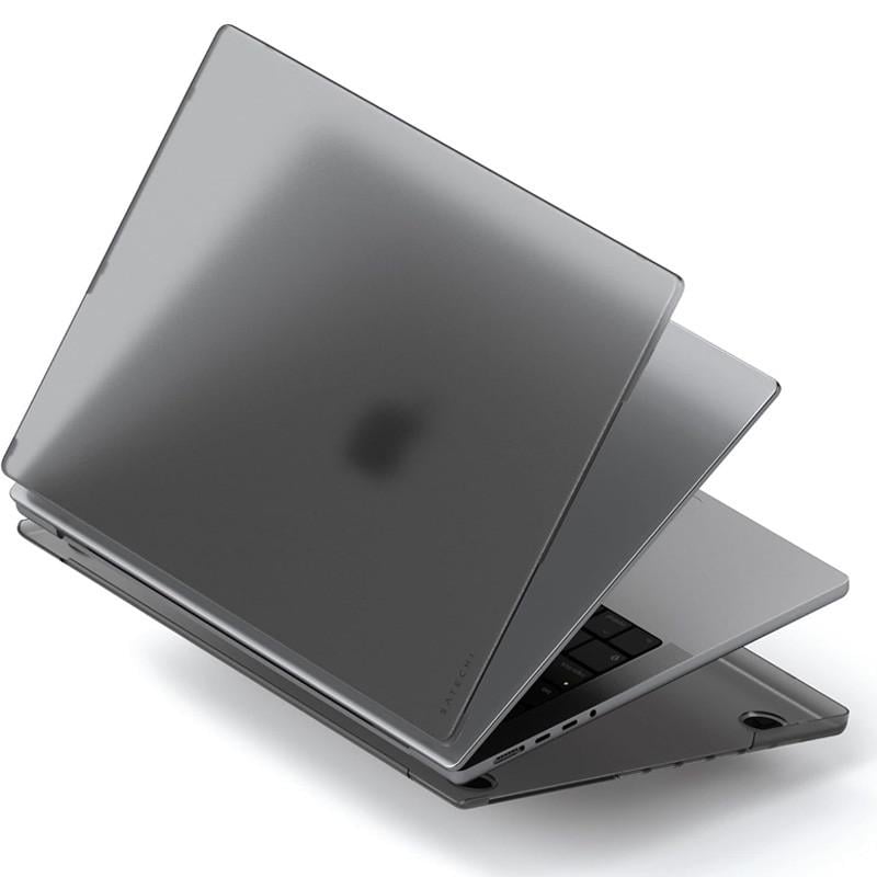 Чохол-накладка протиударний Clear Shell для Apple MacBook Pro 16,2" A2485/A2780 Чорний (00000067309_2)