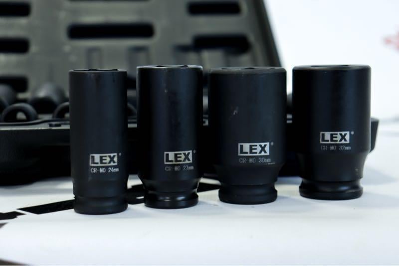 Набір головок LEX LXIS16E ударні 1/2" 10-32 мм 16 шт. - фото 4