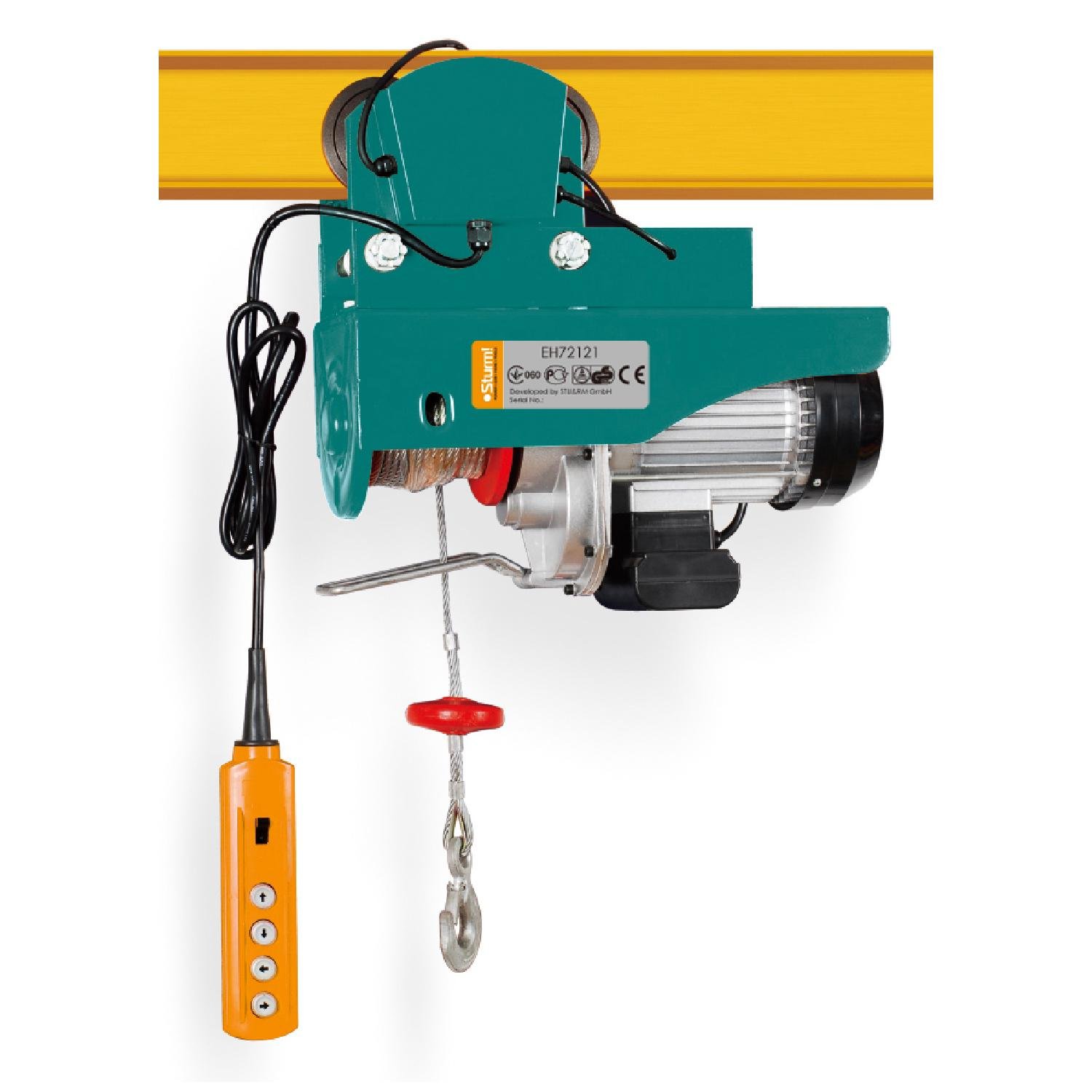 Тельфер с кареткой Sturm EH72121 1800 Вт 1000 кг (EH72121)