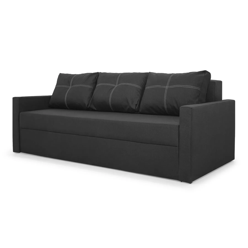Диван Престиж 220х98 см Черный (36916755)