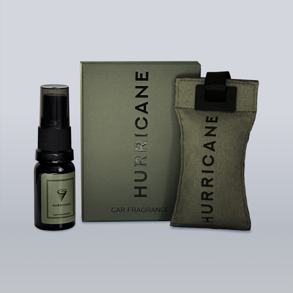 Ароматизатор HURRICANE KHAKI Standart освежающий автоаромат с нотами бергамота дыни мяты и древесным шлейфом
