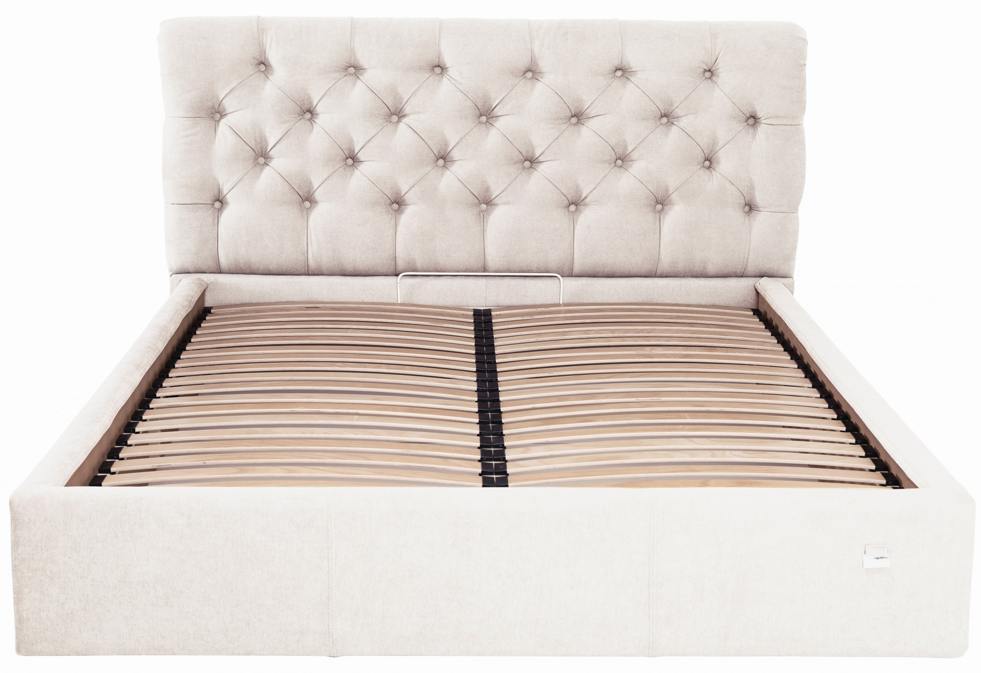 Кровать с подъемным механизмом London Comfort Мисти Milk 140x200 см Бежевый