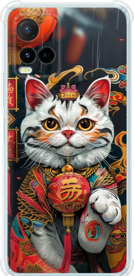 Чехол на Vivo Y21s China Cat v2 (6135sp-2550-42517)