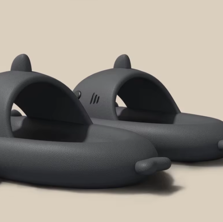 Шлепанцы Акулы р. 44/45 27,5 см Темно-серый (ТС348) - фото 3 Шлепанцы Акулы р. 44/45 27,5 см Темно-серый (ТС348) - фото 3