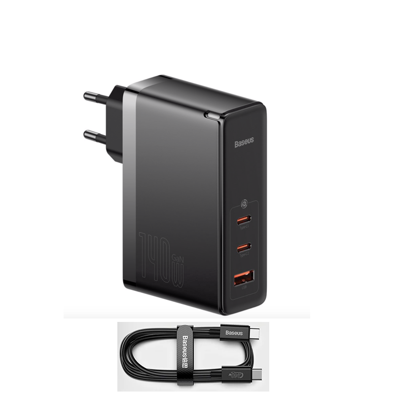 Зарядний пристрій мережевий BASEUS GaN5 Pro 140 W Type-C2 шт./USB 1 шт.