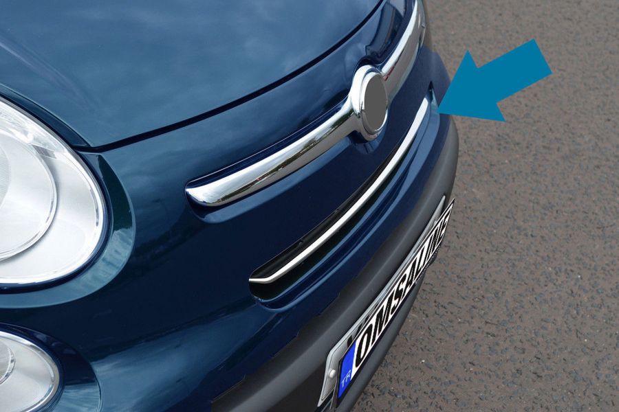 Накладки на решетку Omsa Line для Fiat 500/500L нержавеющая сталь Хром Накладки на решетку Omsa Line для Fiat 500/500L нержавеющая сталь Хром