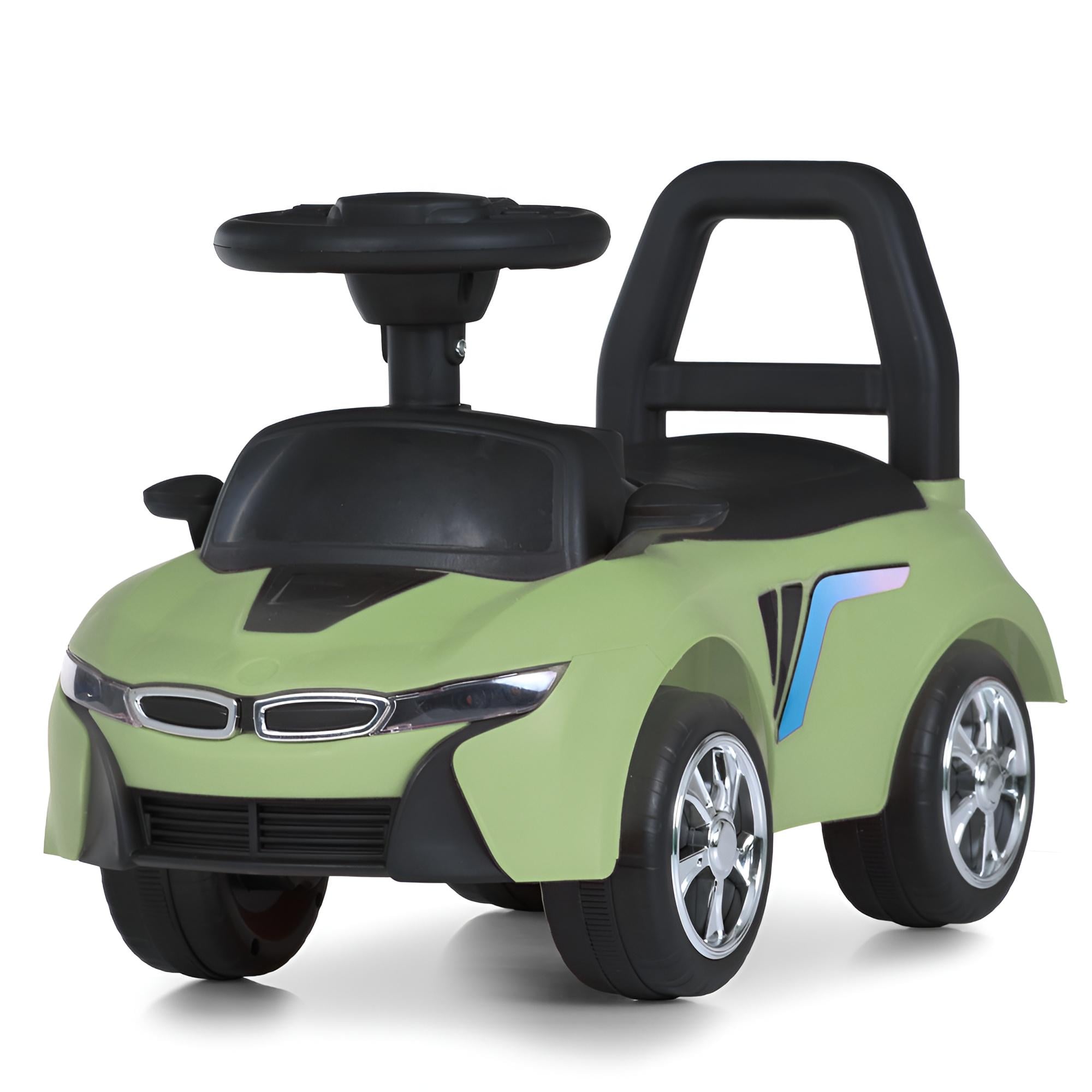 Каталка-толокарь детская Bambi Racer с музыкой и светом Зеленый (M 6155-5)