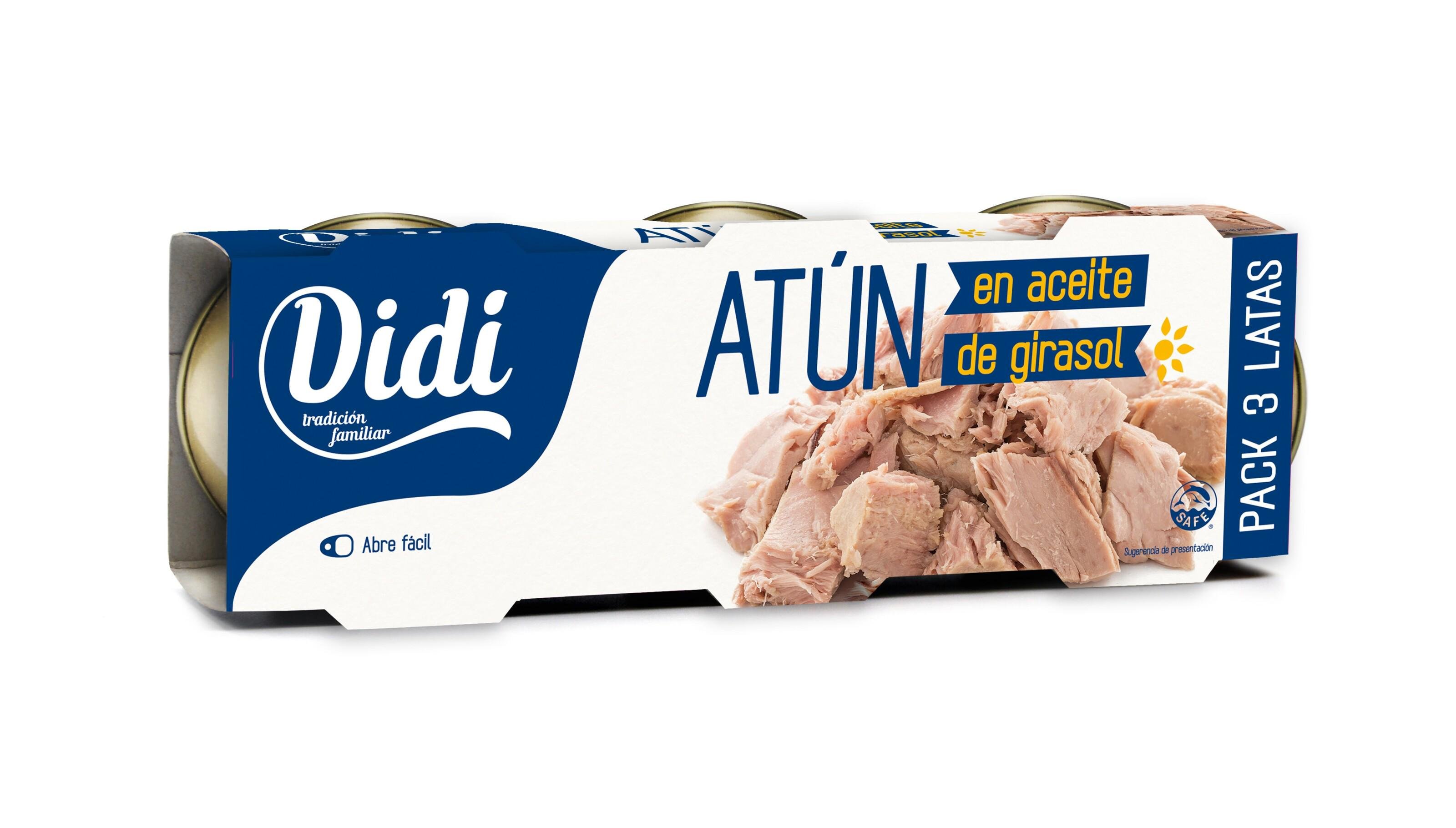 Тунець соняшниковій олії Didi 4х70 г (13352683)