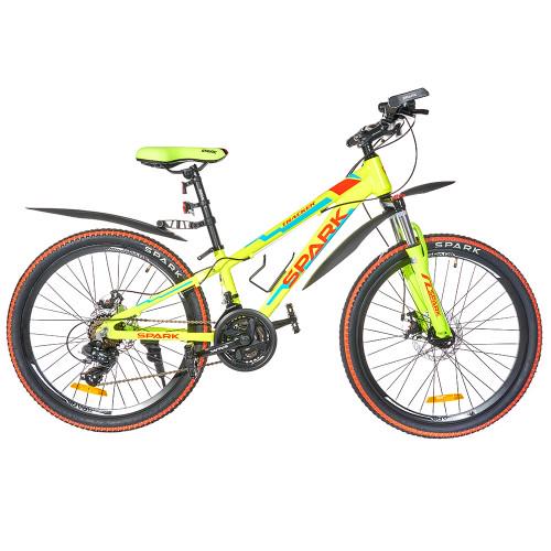 Велосипед Spark Tracker 24'' алюминиевая рама 11'' Неоновый лаймовый (000197972)