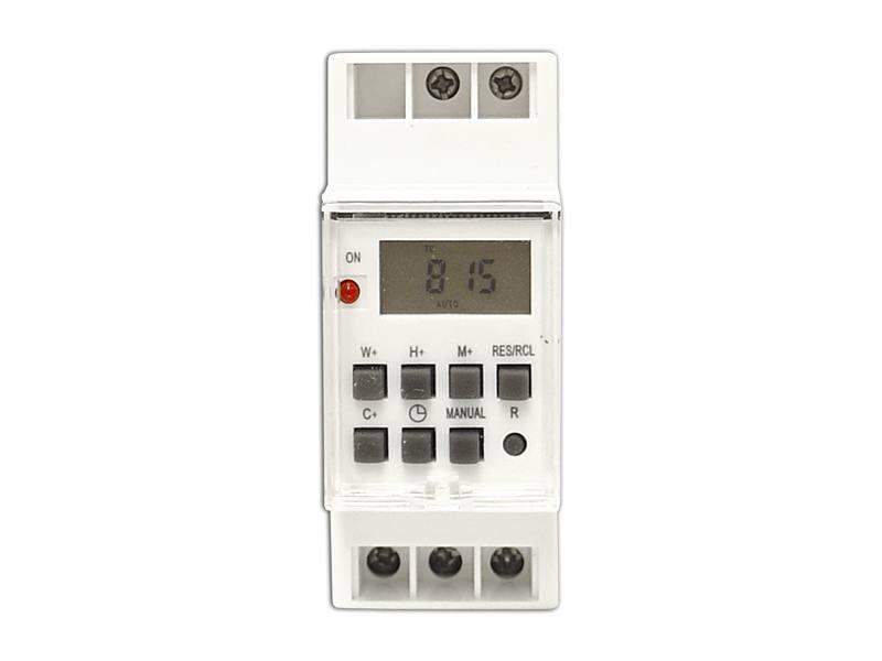 Таймер цифровой Lexton TGE-12 недельный 16A на дин рейку (LXU05)