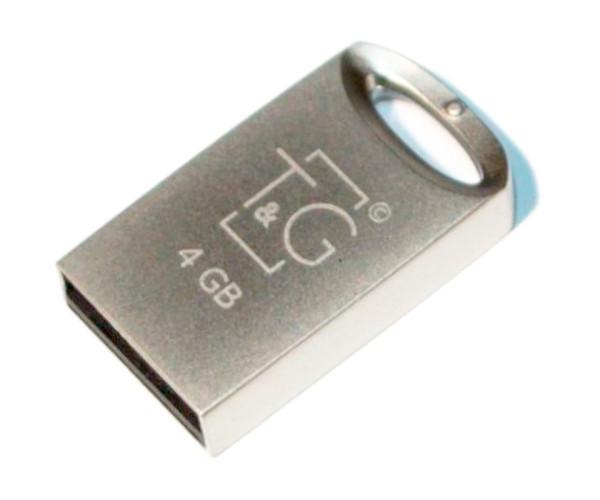 Флешка USB Flash T&G 105 4Gb USB 2.0 Metal Silver - фото 2