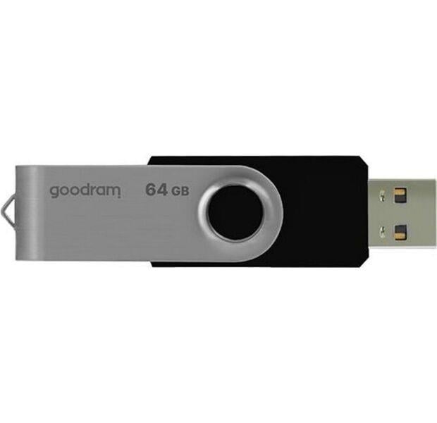 Флеш-пам'ять Goodram UTS2 Twister UTS2-0640K0R11 USB 2.0 64 ГБ Чорний (568118) - фото 2