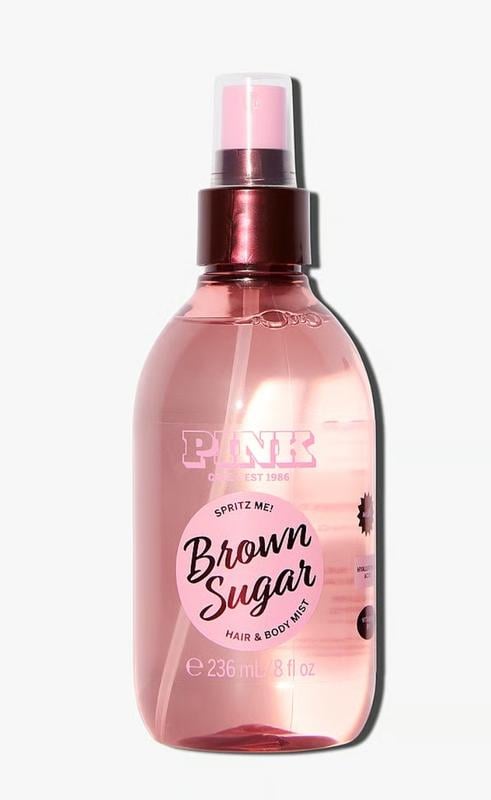 Спрей для тела и волос парфюмированный Victoria's secret brown sugar hair & body mist pink 236мл (2766611545) Спрей для тела и волос парфюмированный Victoria's secret brown sugar hair & body mist pink 236мл (2766611545)
