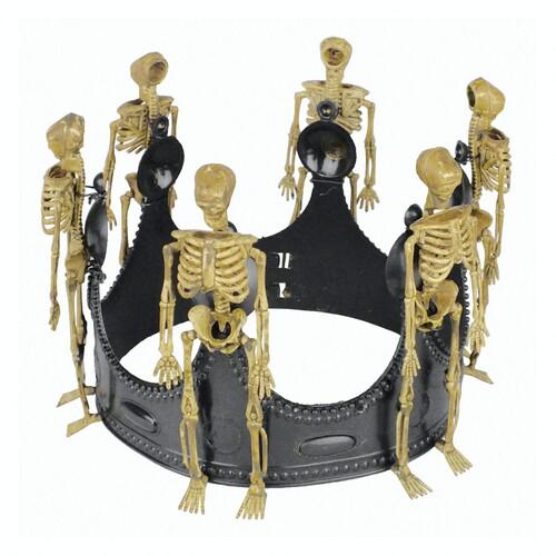 Корона Король скелетов SETA Decor 18-1012BLK-BG