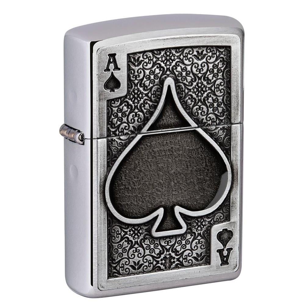 Зажигалка ZIPPO 200 Ace Of Spades Emblem (49637)