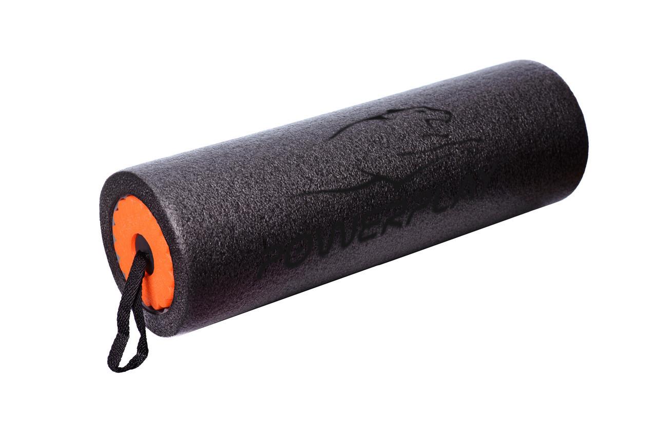 Масажний ролик PowerPlay 4022 Therapy Roller 3в1 Чорно-помаранчевий (A-011751) - фото 3