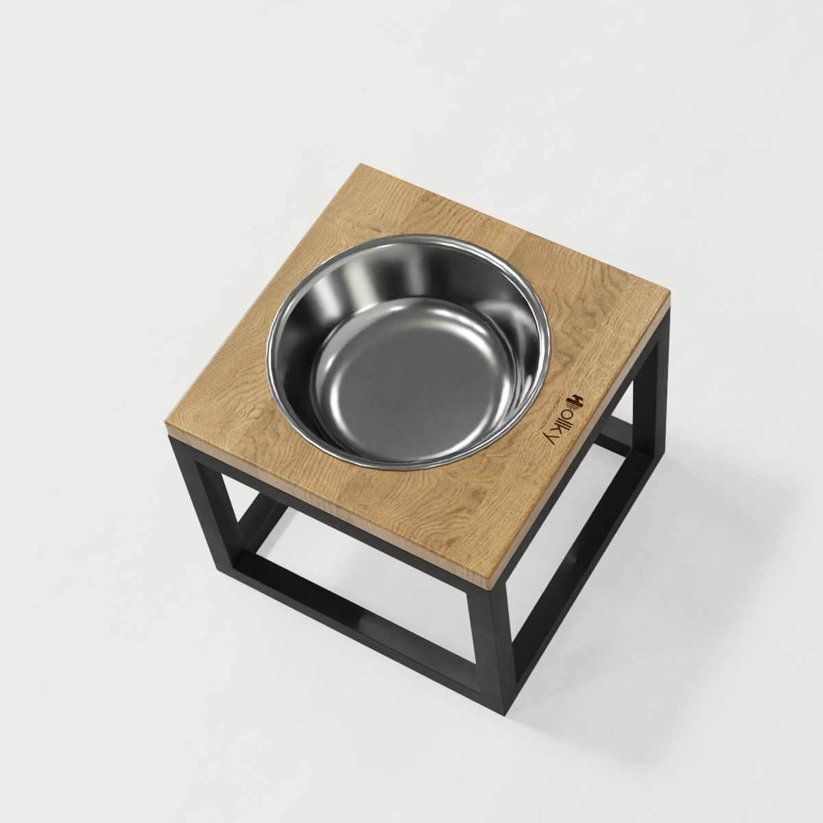 Миска на подставке для больших собак Hollky Base Solo XL 1,8 л (XL-262620-BLNT) - фото 4