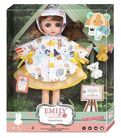 Кукла для девочек Эмили Mulisha с питомцем и аксессуарами (QJ 136 B)