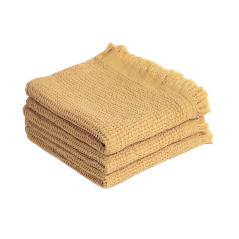 Рушник Lotus Home Rius 300 г/кв. м 90x170 см Гірчичний (svt-2000022333153) - фото 5 Рушник Lotus Home Rius 300 г/кв. м 90x170 см Гірчичний (svt-2000022333153) - фото 5