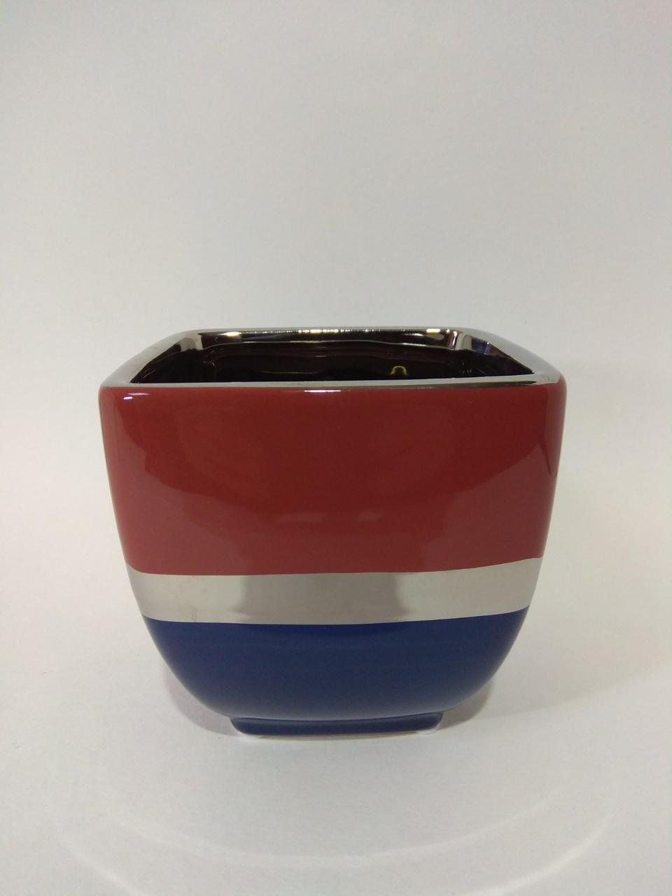 Горщик для квітів кераміка Гранд 12,5х12 см Червоний