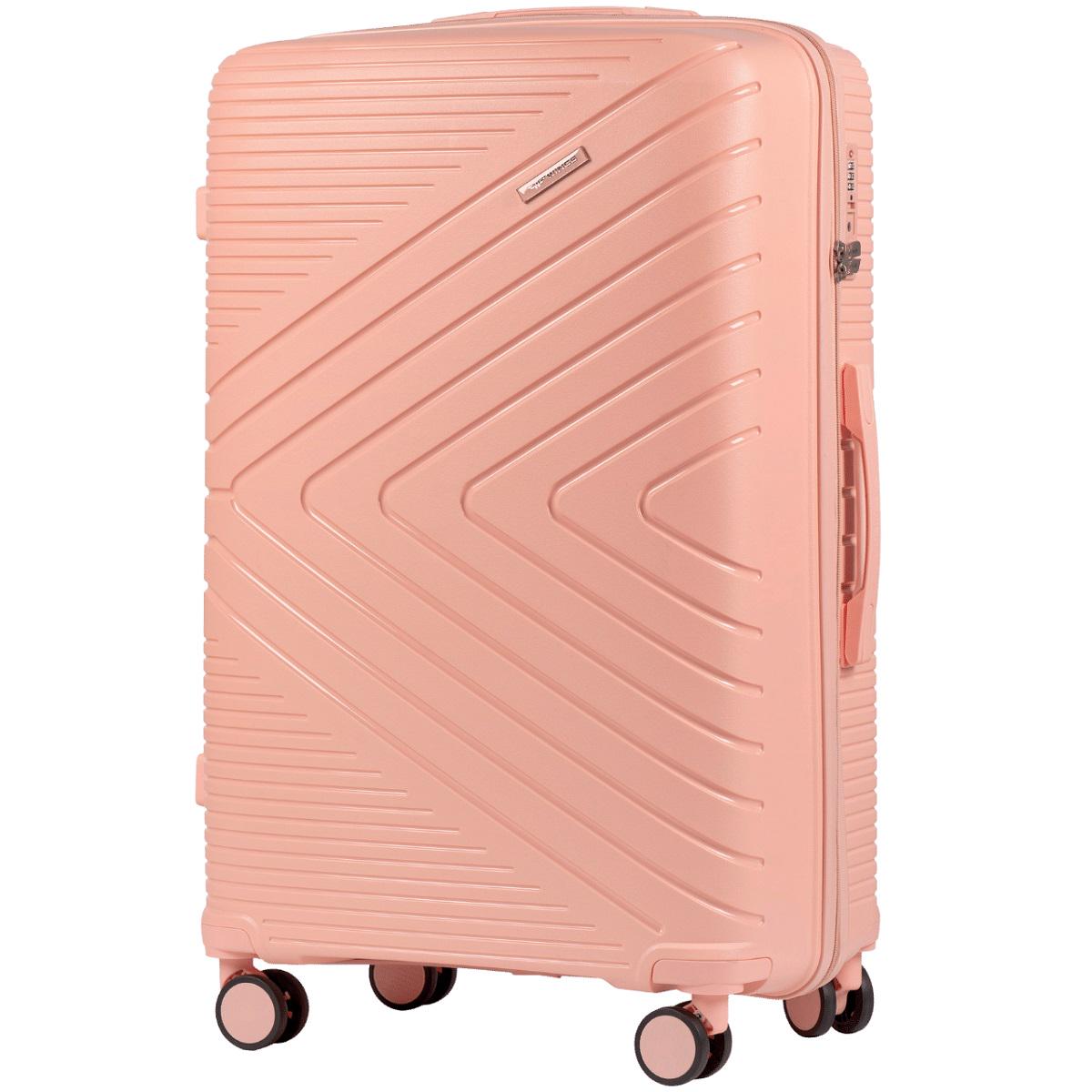 Чемодан полипропиленовый Wings 181-05 большой Коралловый (Wp00527) - фото 1 Чемодан полипропиленовый Wings 181-05 большой Коралловый (Wp00527) - фото 1