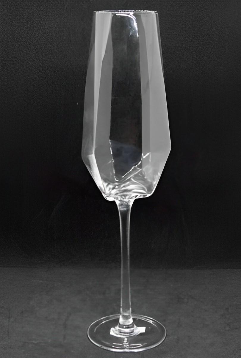 Бокал для шампанского Прозрачный бриллиант 350 мл (21487)