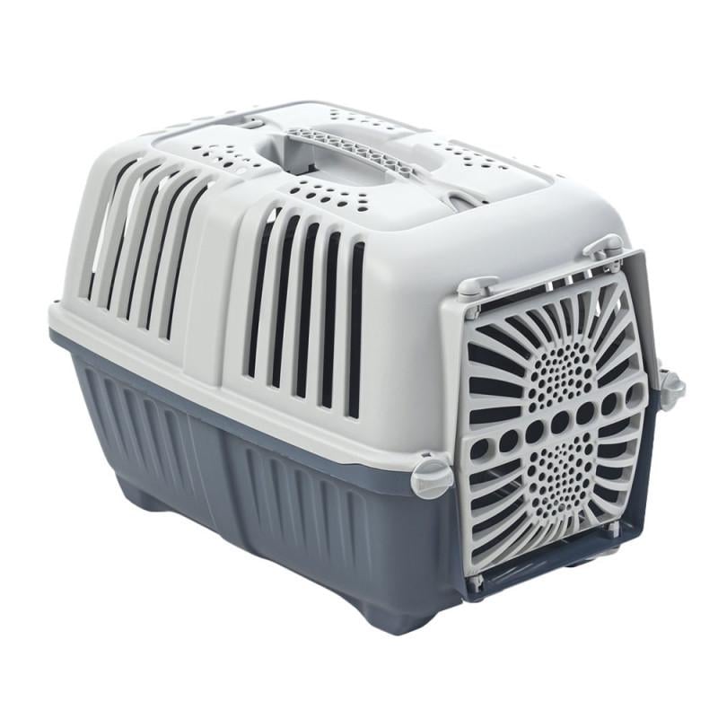 Переноска для тварин MPS Pratiko 1 двері пластикові 48х31,5х33 см Blue