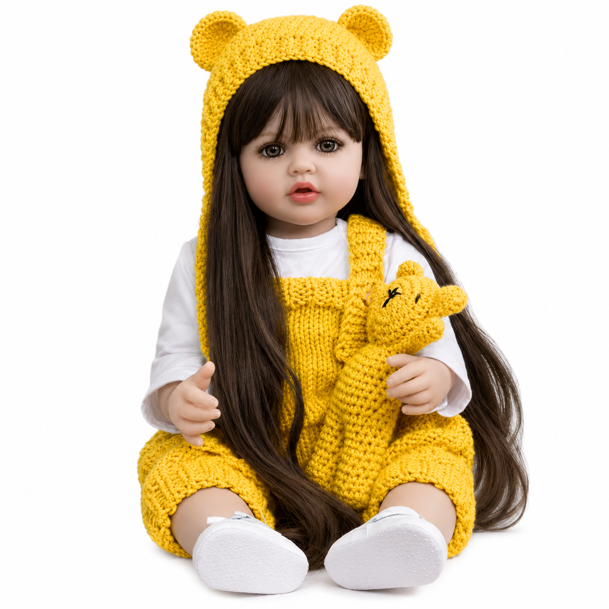 Кукла реалистичная Doll Reborn Baby виниловая 55 см (К0100227)
