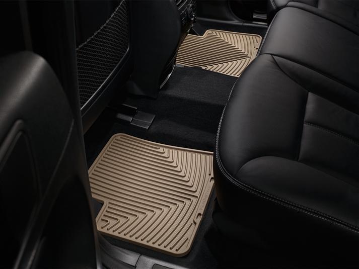 Коврики автомобильные задние резиновые WeatherTech W110TN Mercedes GL-Class/GLE-Class/ML-Class 2007-2012 Бежевый (1185135582)