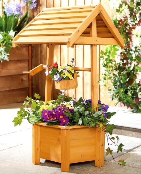 Криниця декоративна із дерева Кайтума Каррі (КОС-002703)