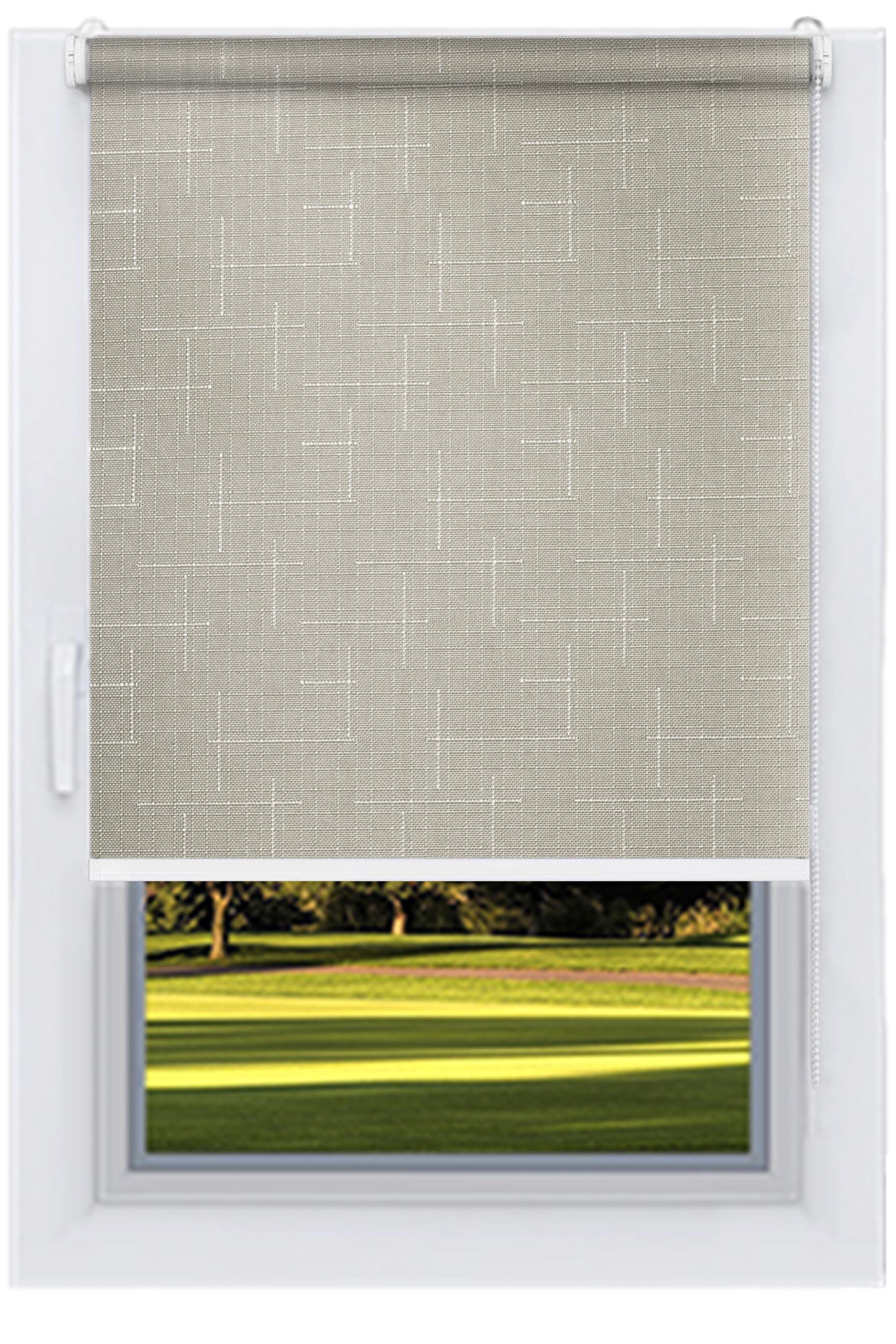 Ролета тканевая Decolux 130х160 см LEN Серый