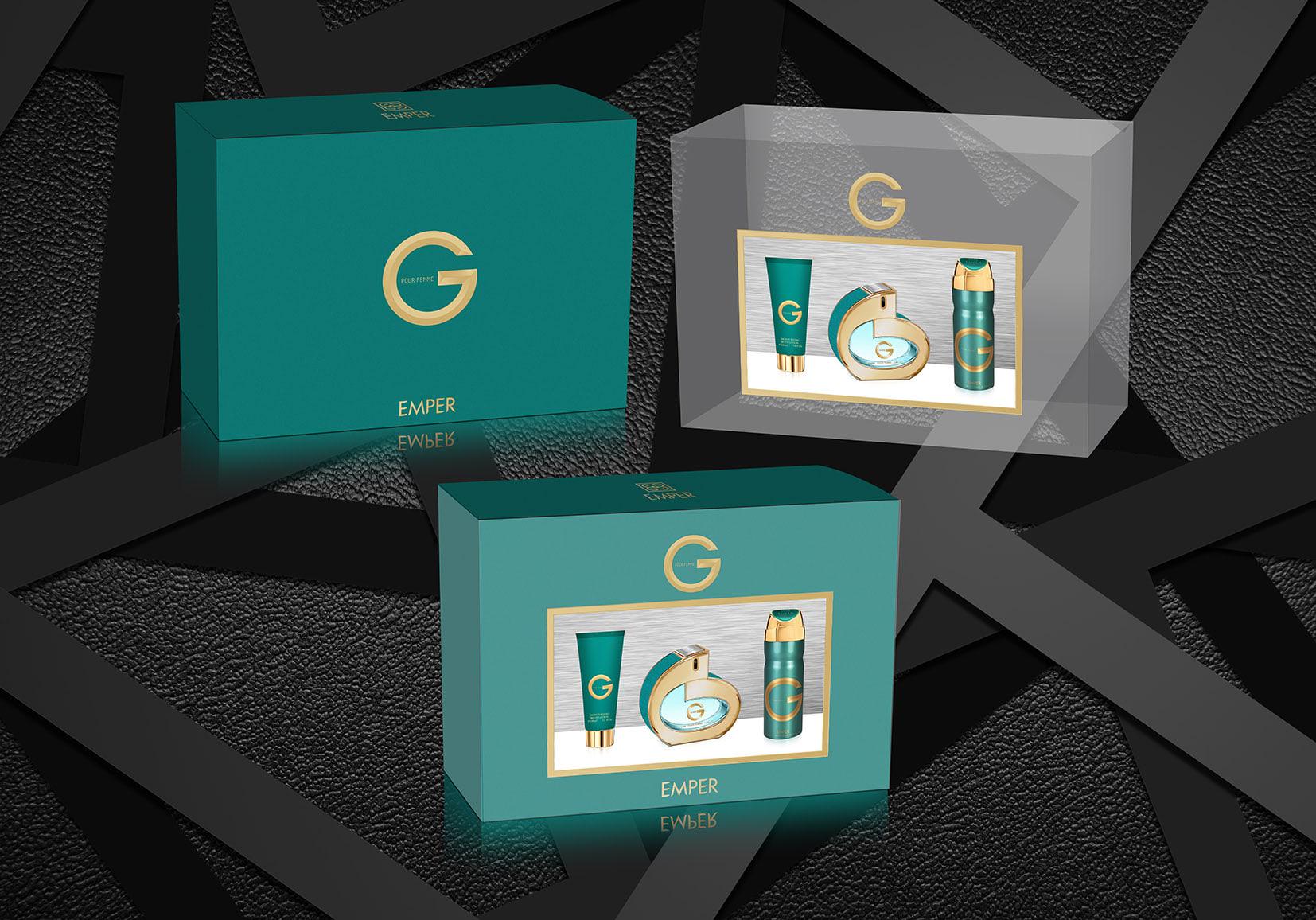 Набор Emper G pour Femme 100 мл + Део 200 мл + Лосьон для тела 100 мл