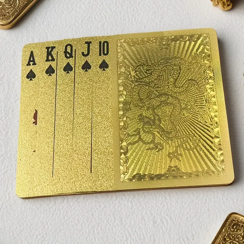 ダリアス•ガーランド 2019OPTIC LOTTERY TICKET-GOLD ᐉ Карты игральные пластиковые с рубашкой дракон 54 шт. Золотой