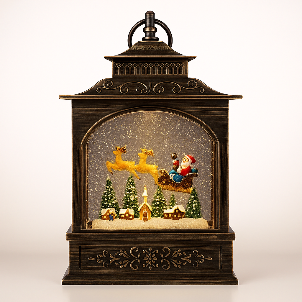 Ночник WDL-24007A новогодний Санта Коричневый (GR-05004) Ночник WDL-24007A новогодний Санта Коричневый (GR-05004)