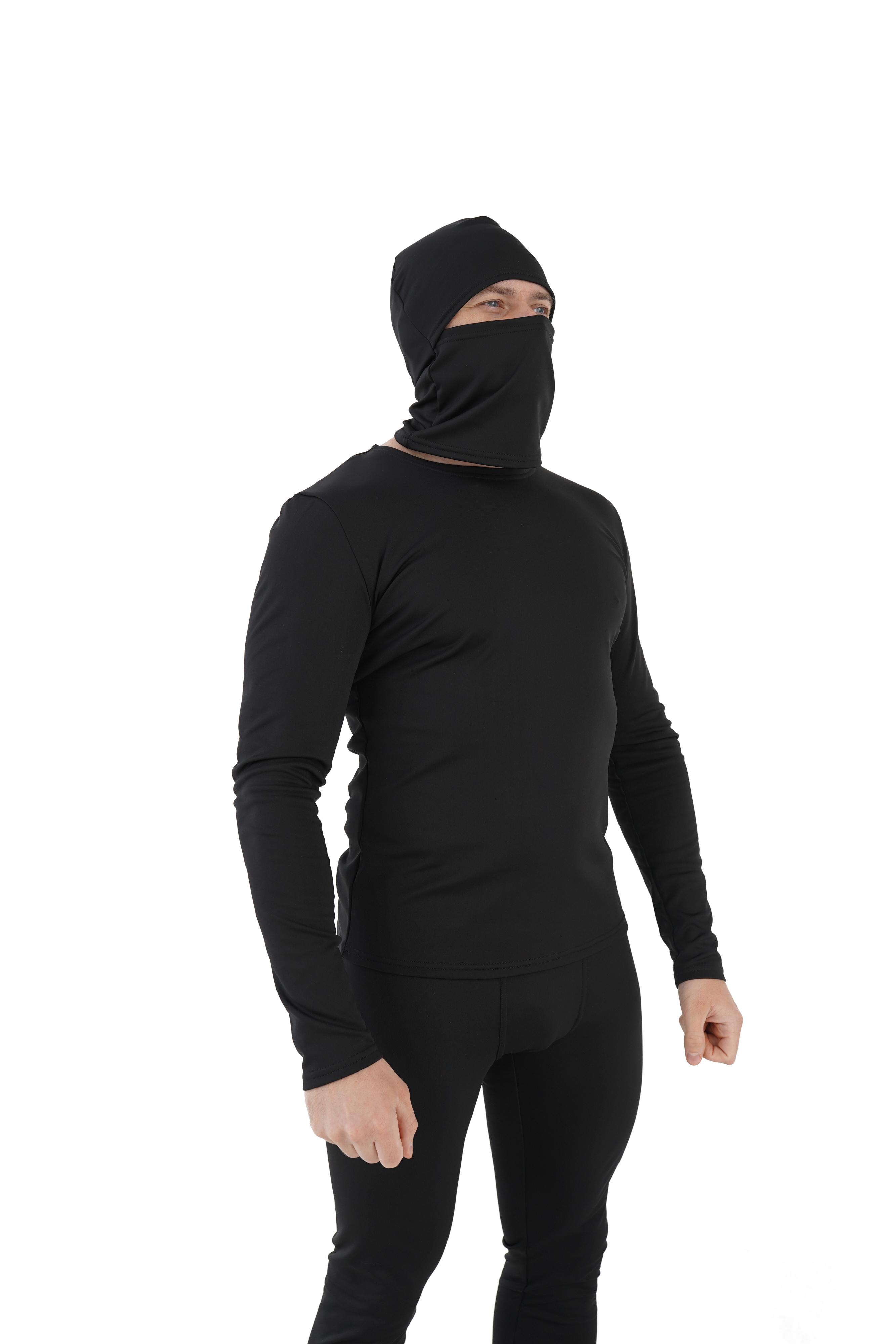 Комплект термобілизни та балаклава Asalart 0317 L-XL Чорний - фото 4
