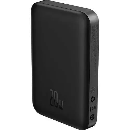 Батарея портативная BASEUS Magnetic Mini Air Wireless Fast Charge P10059001113-00 10000 mAh 20W Black - фото 2