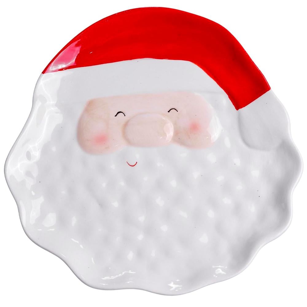 Тарілка сервірувальна Santa Claus порцелянова 21х21,5 см (CR-1-32) Тарілка сервірувальна Santa Claus порцелянова 21х21,5 см (CR-1-32)