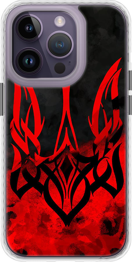 Чехол на iPhone 14 Pro Герб Украины v2 (5312pc-2646-42517) Чехол на iPhone 14 Pro Герб Украины v2 (5312pc-2646-42517)
