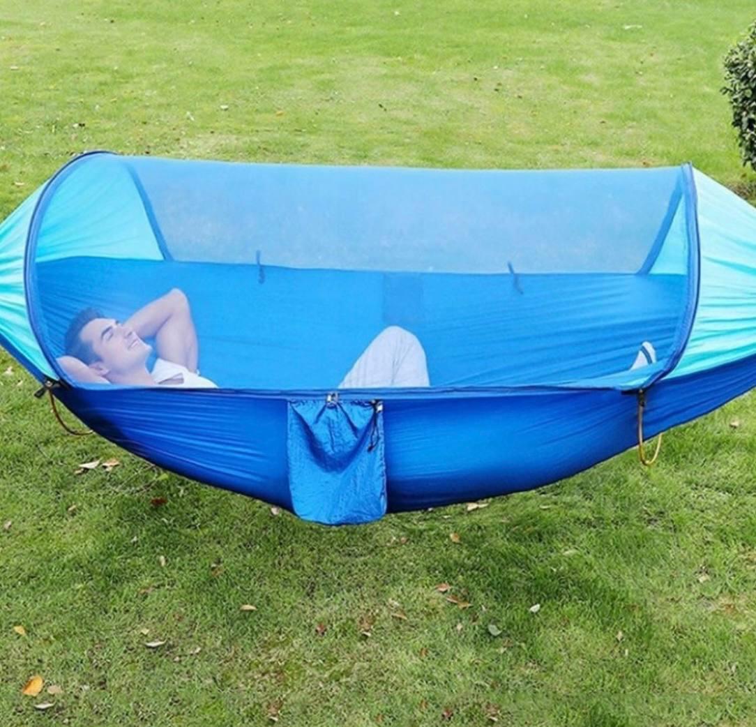 Гамак подвесной с москитной сеткой Голубой (ed938d68) - фото 6 Гамак подвесной с москитной сеткой Голубой (ed938d68) - фото 6