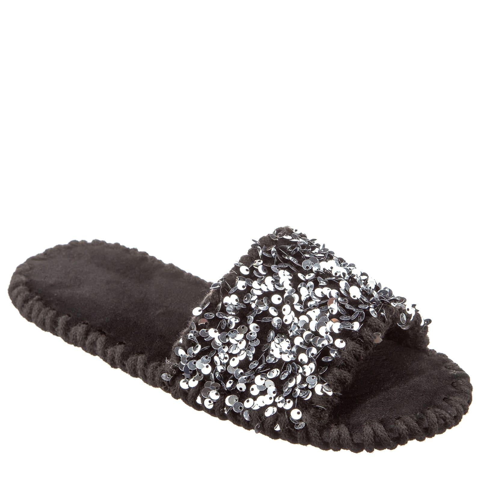 Тапочки комнатные женские Casual р. 36 Серебряный (91984834)