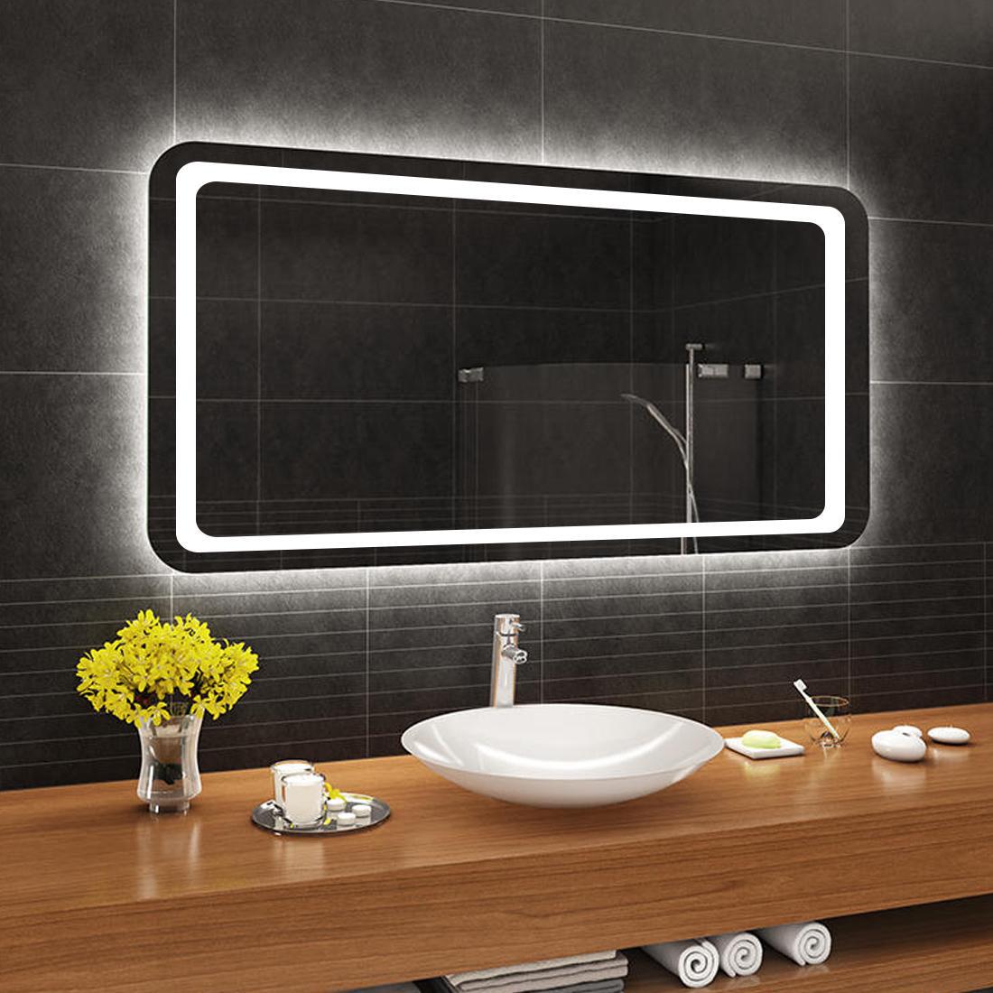 Зеркало Anvi с Led-подсветкой и сенсорным выключателем от движения 90x60 cм (2d5f2ee1) Зеркало Anvi с Led-подсветкой и сенсорным выключателем от движения 90x60 cм (2d5f2ee1)