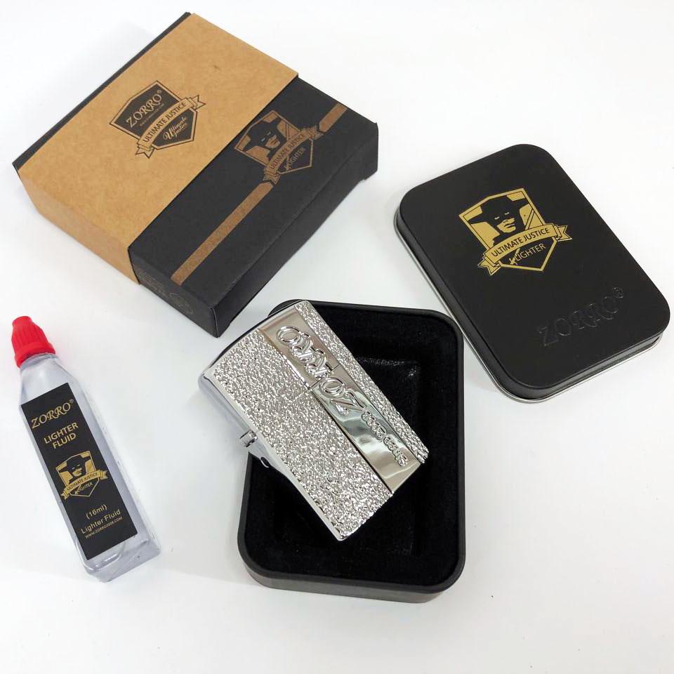 Набор для зажигалки бензиновая Zorro HL-359 Серебро (310857) - фото 2