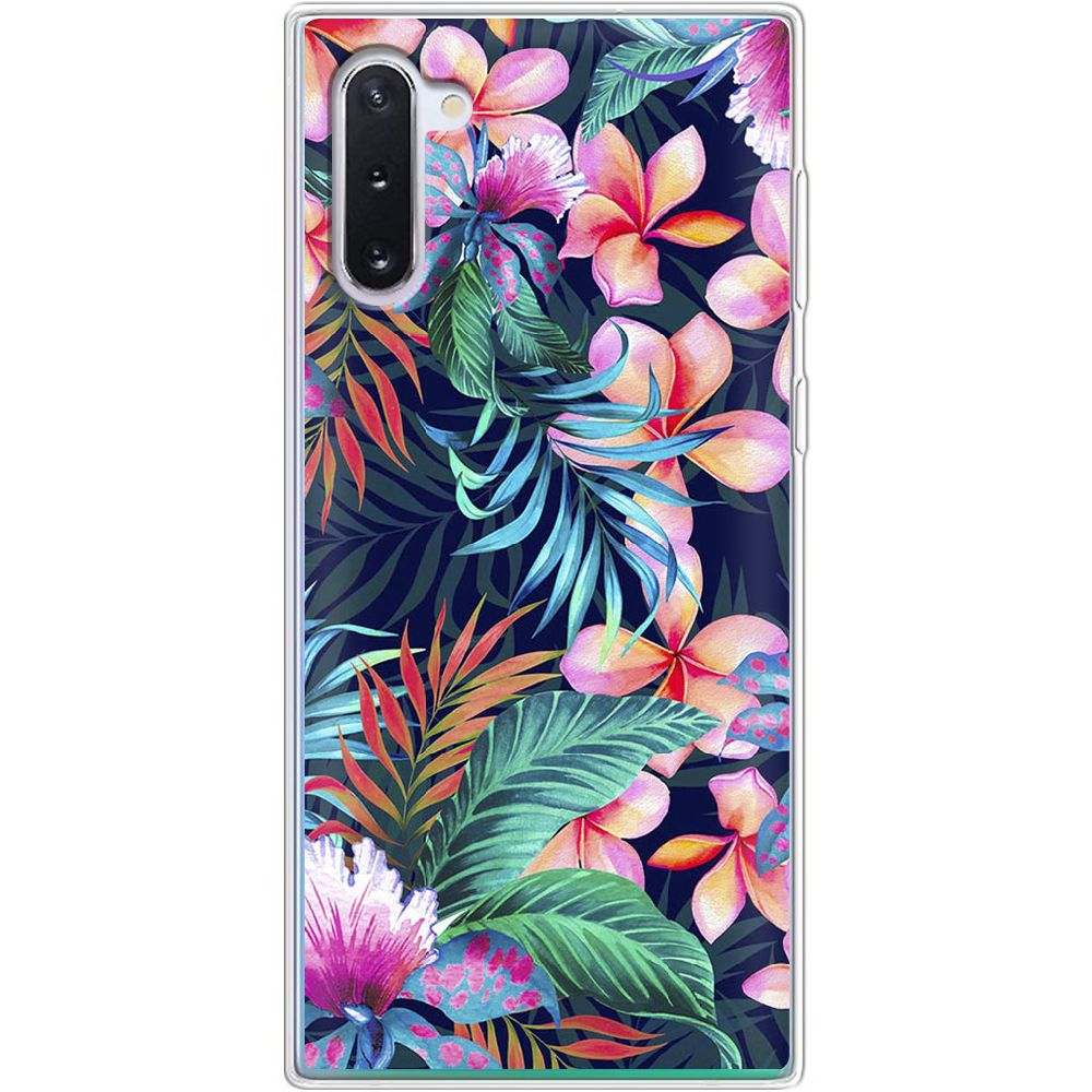 Чехол Boxface Samsung N970 Galaxy Note 10 flowers in the tropics Прозрачный силикон (37407-up1971-37407)