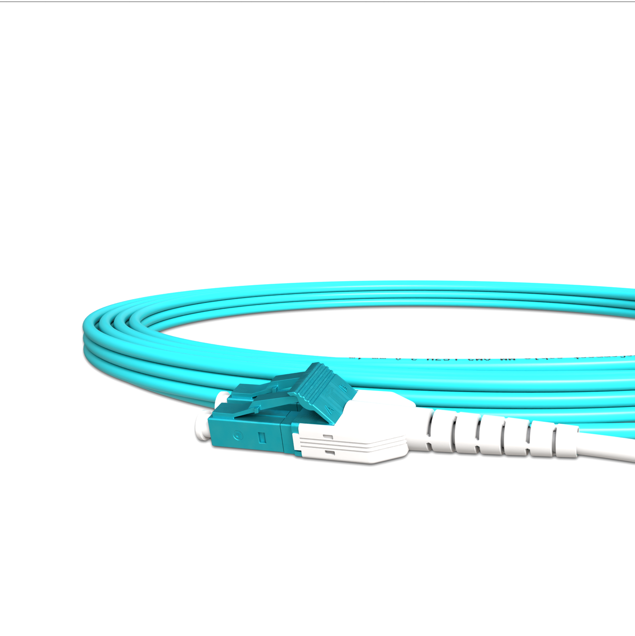 Патч-корд оптический NanoConnect LC/UPC-LC/UPC LSZH Multimode OM3 MM Uniboot 2 мм х 5 м Бирюзовый - фото 3 Патч-корд оптический NanoConnect LC/UPC-LC/UPC LSZH Multimode OM3 MM Uniboot 2 мм х 5 м Бирюзовый - фото 3