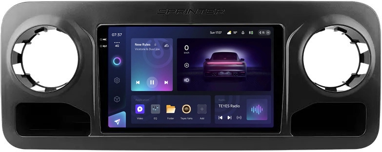 Автомагнитола штатная Teyes CC3 2K 4/64 Gb для Mercedes-Benz Sprinter 2018-2022 г. L1 10" (AR-78028)