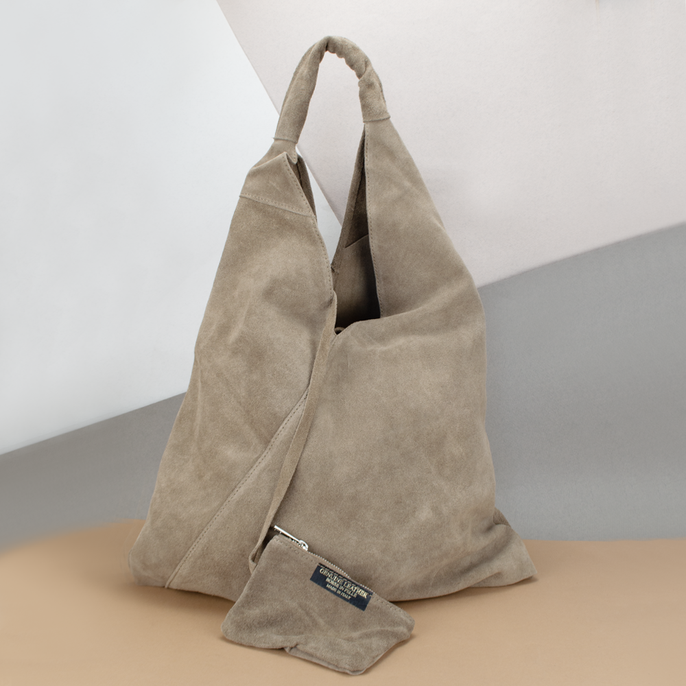 Сумка-шопер жіноча Virginia Conti 03801 замшева з гаманцем Темний тауп (2412988063) Сумка-шопер жіноча Virginia Conti 03801 замшева з гаманцем Темний тауп (2412988063)