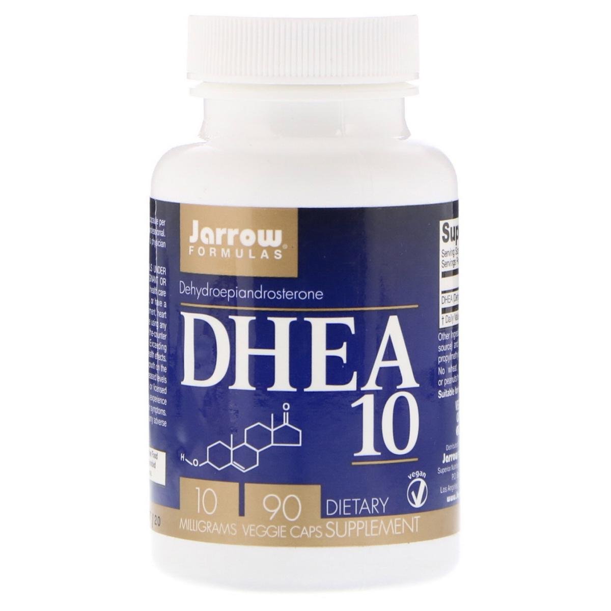 Дегідроепіандростерон Jarrow Formulas DHEA 10 мг 90 гелевих капсул (JRW15055)