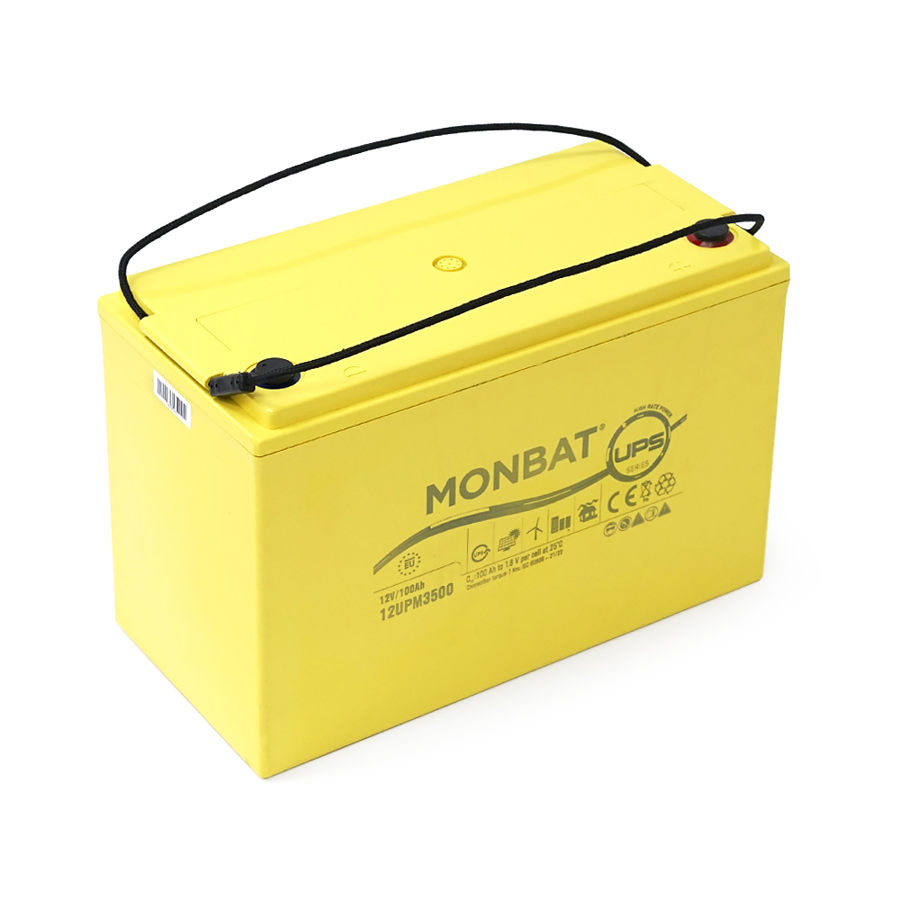 Аккумуляторная батарея MONBAT TOP TERMINAL 12UPM3500 AGM 12V 100Ah 340x173x220 мм 35,5 кг (YUT_V7865) Аккумуляторная батарея MONBAT TOP TERMINAL 12UPM3500 AGM 12V 100Ah 340x173x220 мм 35,5 кг (YUT_V7865)