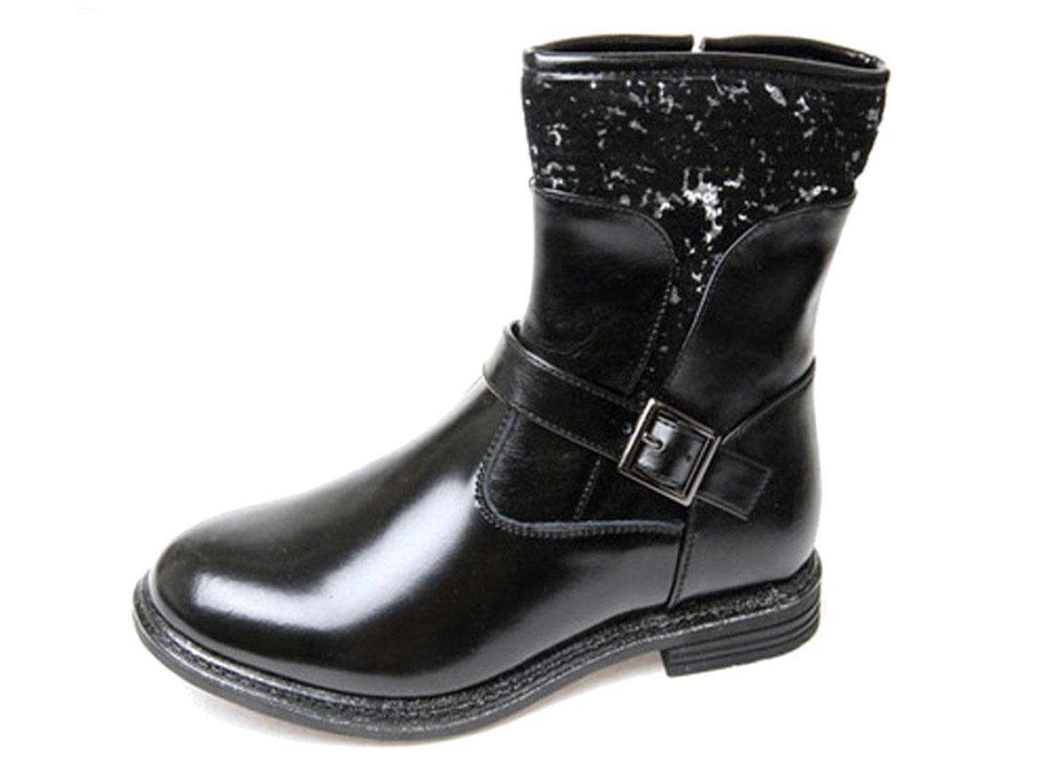 ᐉ Ботинки для девочки Weestep р. 35 22 см Черный (03536001 ВК)