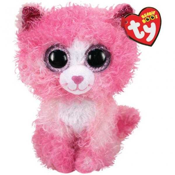 М'яка іграшка TY Beanie Boo's кошеня 15 см Рожевий (36308)